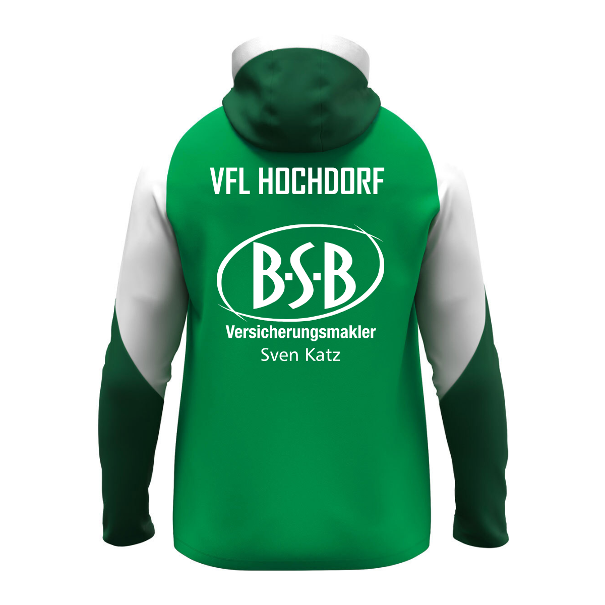 JAKO Kapuzenjacke Dynamic grün/weiß (inkl. Bedruckung) VfL Hochdorf