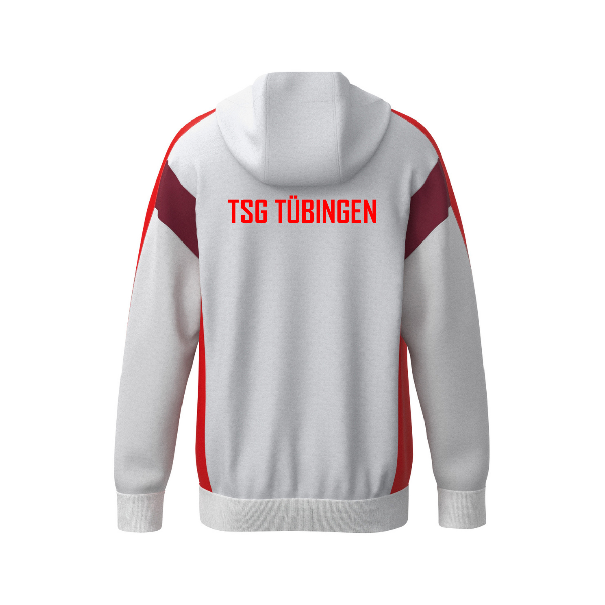 Erima Celebrate 125 Jacke mit Kapuze weiß/rot (inkl. Bedruckung) - TSG Tübingen