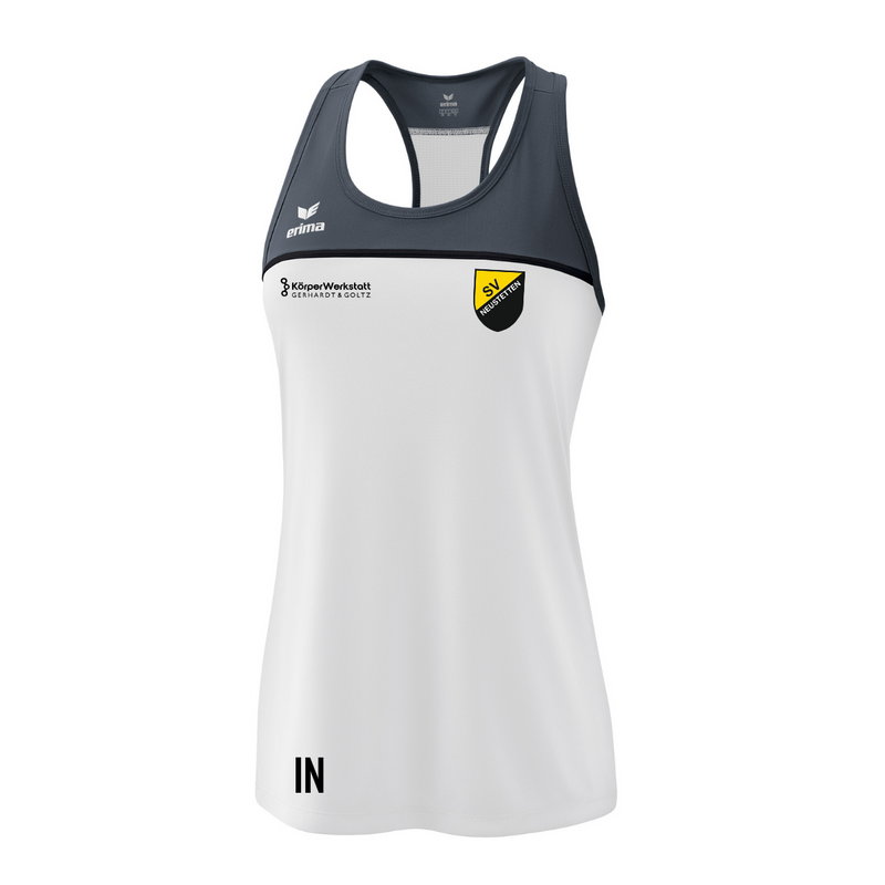 Erima CHANGE by Tanktop  weiß/schwarz (inkl. Bedruckung) - TA Neustetten