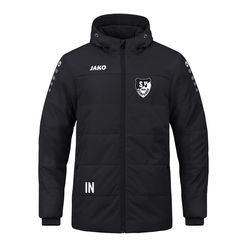 JAKO Coachjacke mit Kapuze schwarz (inkl. Bedruckung) - SV Vollmaringen