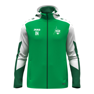 JAKO Kapuzenjacke Dynamic grün/weiß (inkl. Bedruckung) VfL Herrenberg