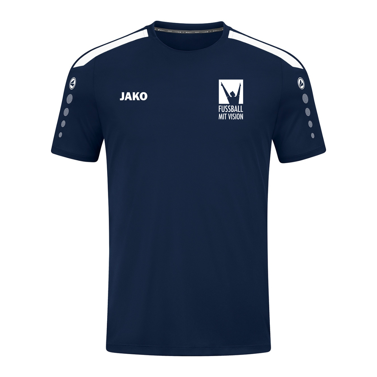 JAKO Trikot POWER (inkl. Bedruckung) - Marine - Fussball mit Vision