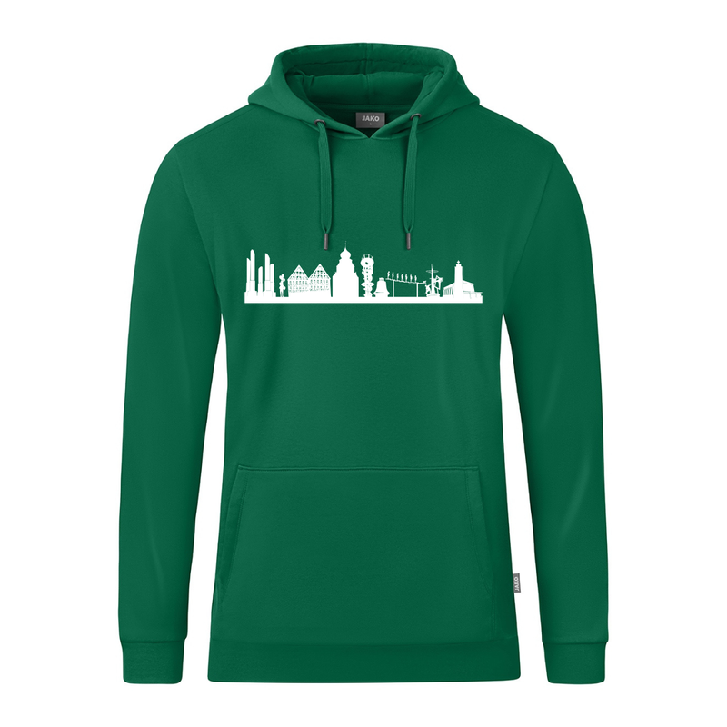 JAKO Herrenberg Skyline Hoodie (inkl. Bedruckung) - Grün
