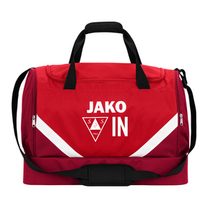 JAKO Sporttasche Iconic rot/weinrot (inkl. Bedruckung) - SV Seebron
