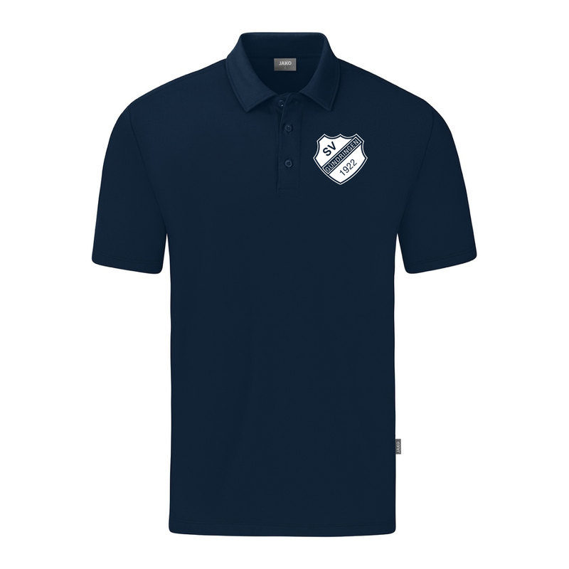 JAKO Polo ORGANIC stretch Marine (inkl. Bedruckung) - SV Gündringen