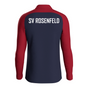 JAKO Ziptop Iconic marine/chili rot (inkl. Bedruckung) - SV Rosenfeld
