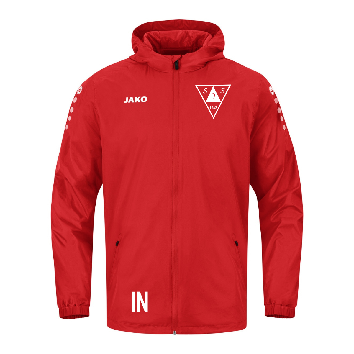 JAKO Regenjacke Team 2.0 rot (inkl. Bedruckung) - SV Seebron