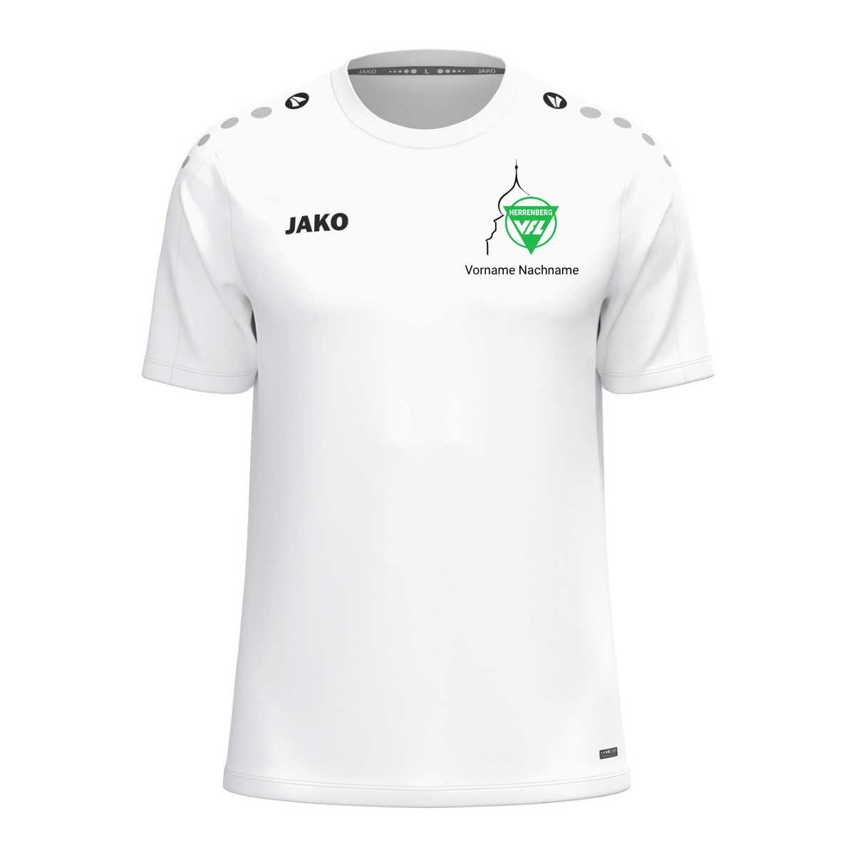 JAKO T-Shirt One Weiß (inkl. Bedruckung) VfL Herrenberg Turnen