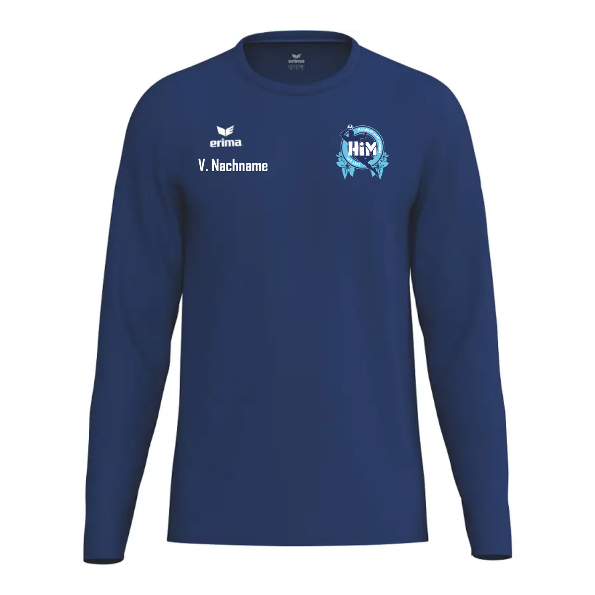 Erima Longsleeve Intro new navy (inkl. Bedruckung) - Handball Mössingen