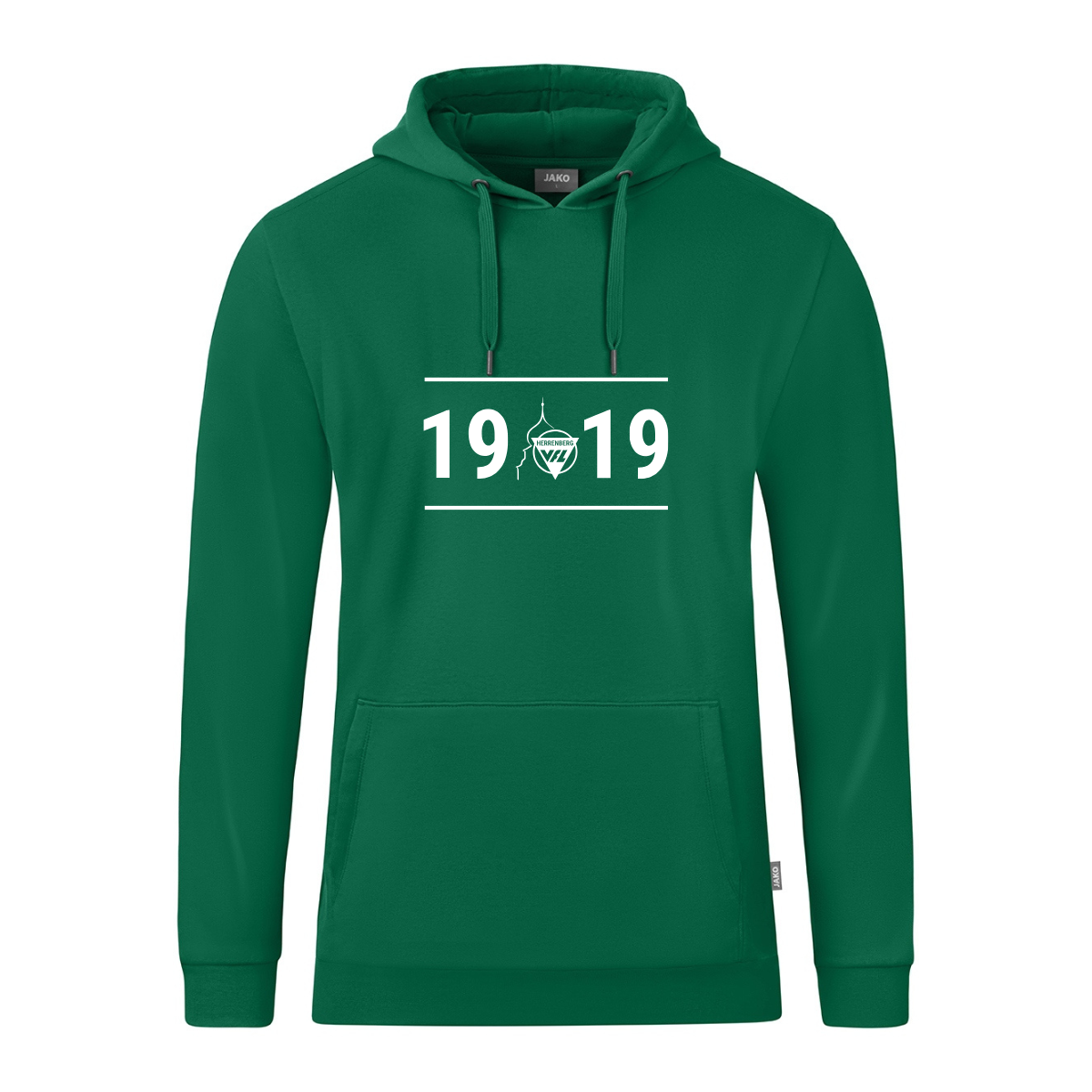 JAKO Herrenberg 1919 Hoodie (inkl. Bedruckung) - Grün