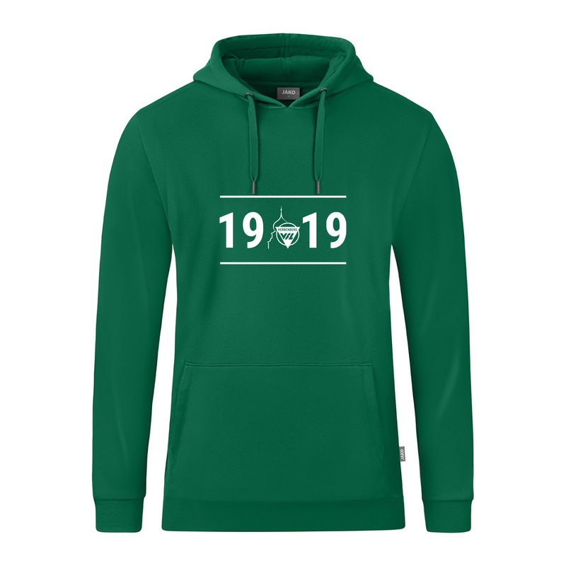 JAKO Herrenberg 1919 Hoodie (inkl. Bedruckung) - Grün