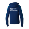 ERIMA EVO STAR Kapuzensweat new navy/mykonos blue (inkl. Bedruckung) - CVJM SG Hagelloch/Kusterdingen