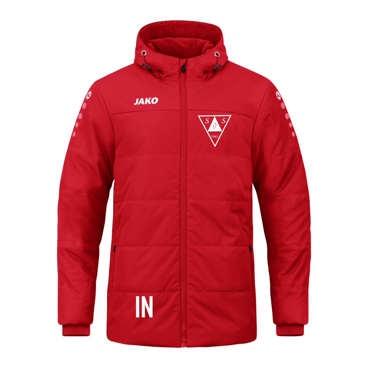 JAKO Coachjacke Team rot (inkl. Bedruckung) - SV Seebron