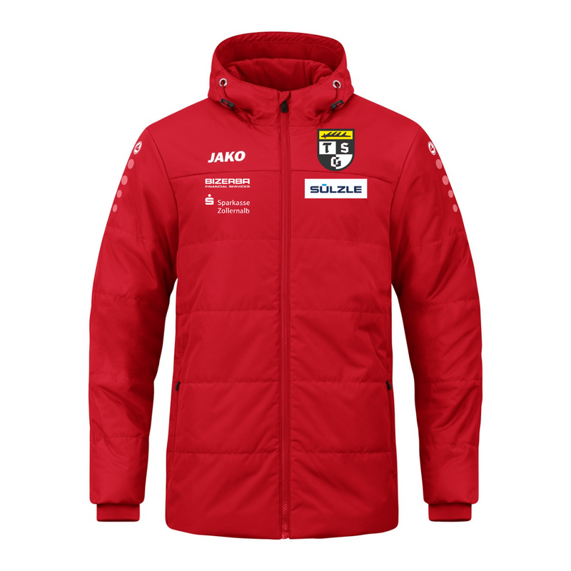 JAKO Coachjacke Team rot (inkl. Bedruckung) - TSG Balingen Erste Mannschaft