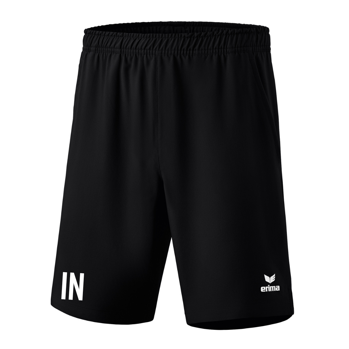 Erima Tennisshorts Schwarz (inkl. Bedruckung) - Nur Initialen