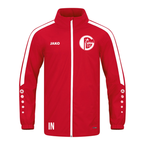 Jako Regenjacke Power rot (inkl. Bedruckung) - SV Gültlingen