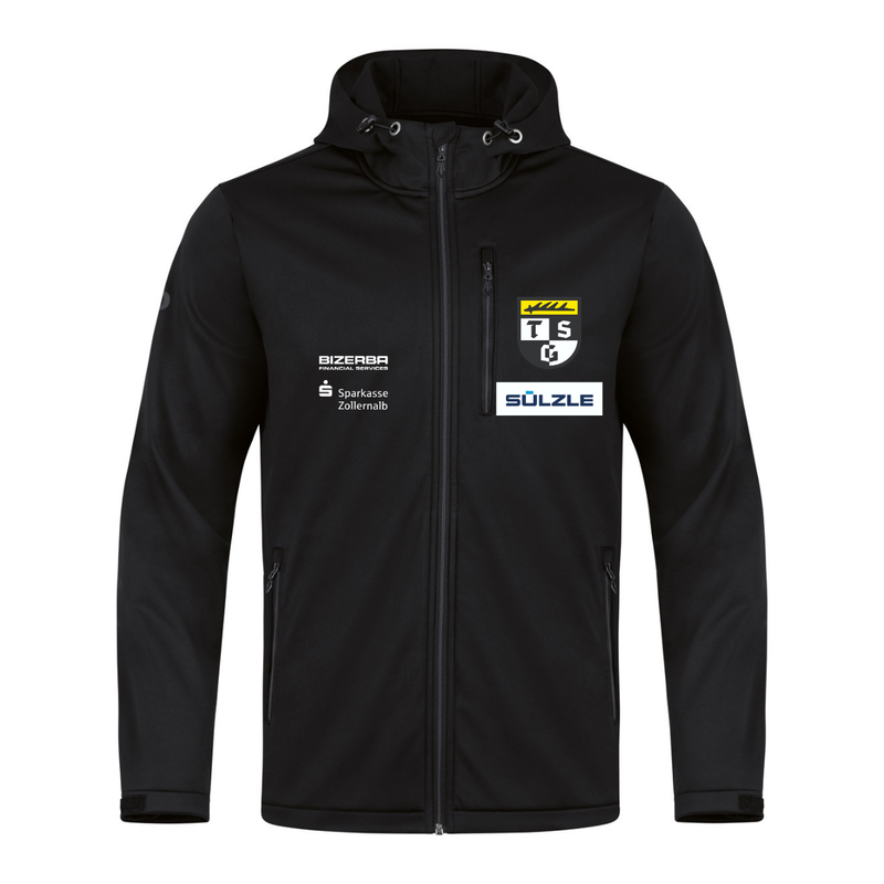 JAKO Softshelljacke Premium Schwarz (inkl. Bedruckung) - TSG Balingen Erste Mannschaft Trainer