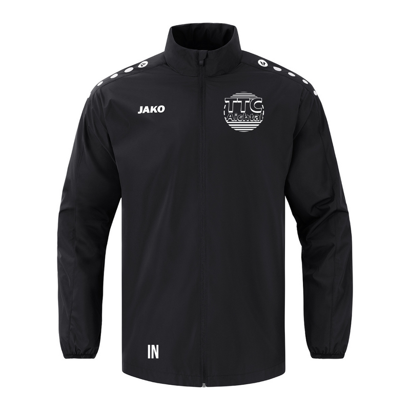 JAKO Allwetterjacke Team 2.0 schwarz (inkl. Bedruckung) - TTC Aichtal