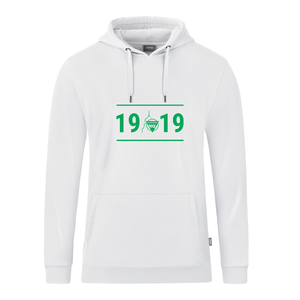 JAKO Herrenberg 1919 Hoodie (inkl. Bedruckung) - Weiß