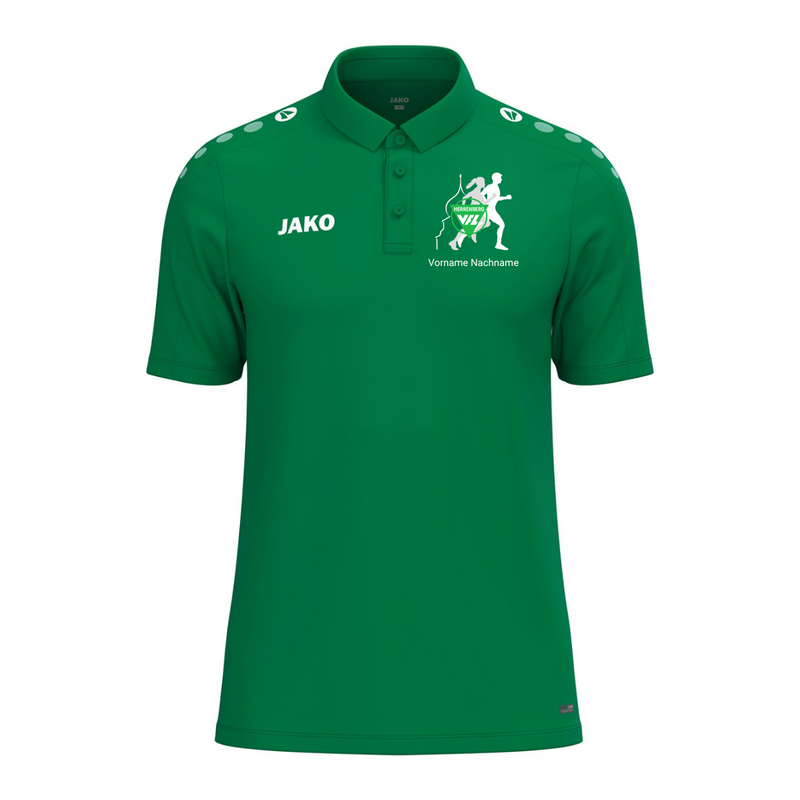 JAKO Poloshirt One Grün (inkl. Bedruckung) - VfL Herrenberg Lauftreff