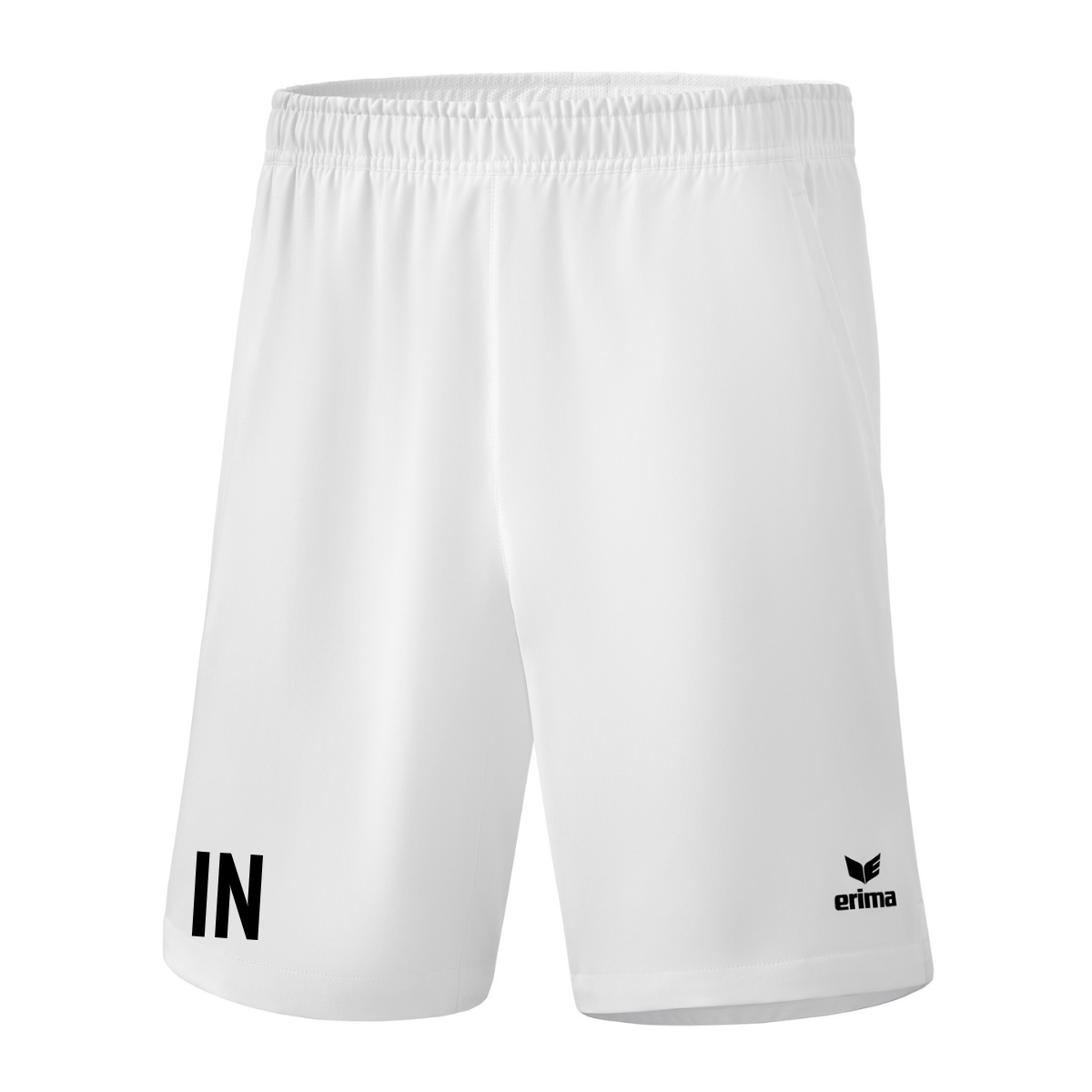 Erima Tennisshorts Weiß (inkl. Bedruckung) - Nur Initialen