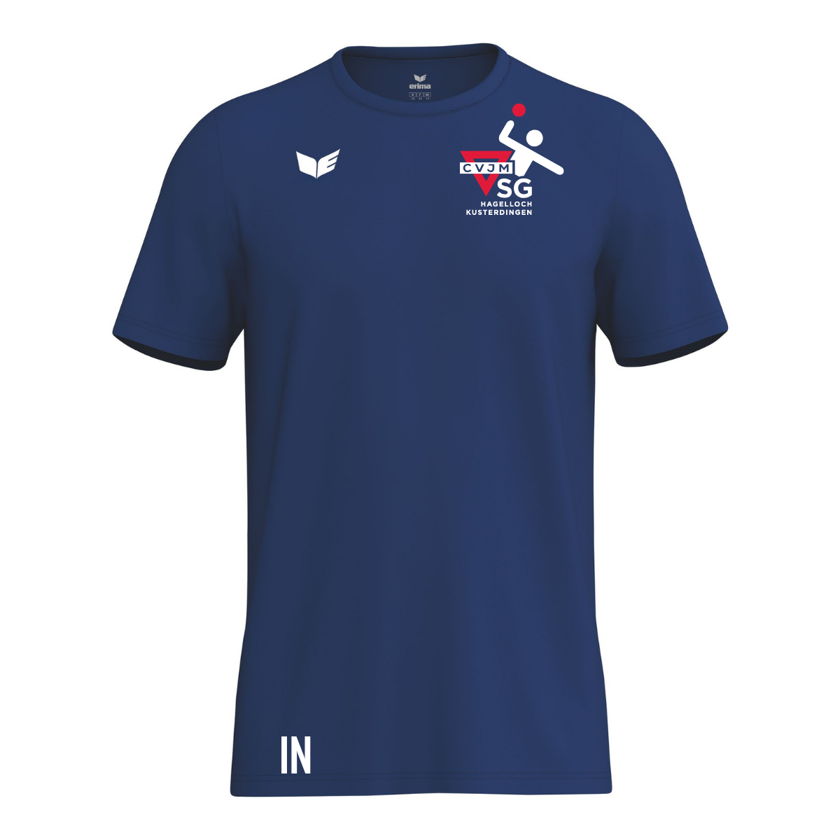 ERIMA Introshirt Function new navy (inkl. Bedruckung) - CVJM SG Hagelloch/Kusterdingen