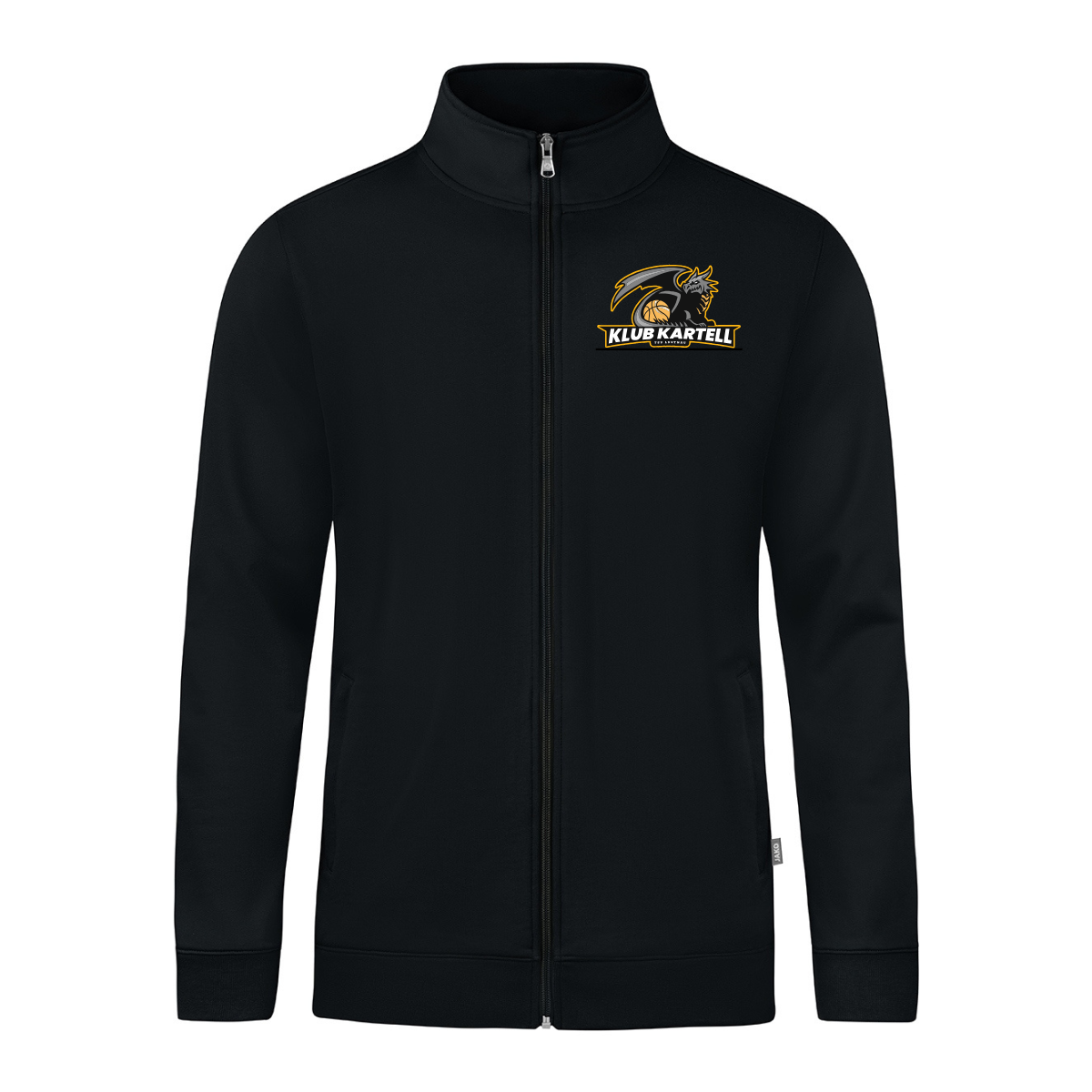 JAKO Sweatjacke Doubletex schwarz (inkl. Bedruckung) - Klub Kartell