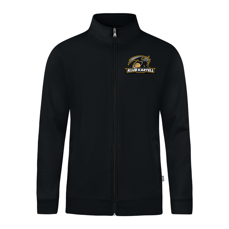 JAKO Sweatjacke Doubletex schwarz (inkl. Bedruckung) - Klub Kartell