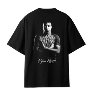 MICKI Oversized Mbappe T-Shirt (inkl. Bedruckung) Schwarz