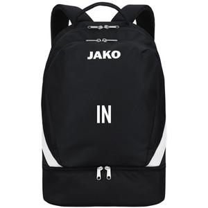 JAKO Rucksack Iconic schwarz (inkl. Bedruckung) - Nur Initialen
