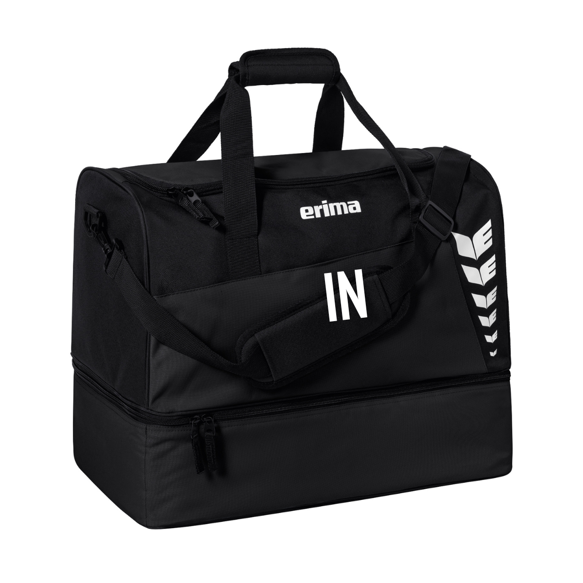 Six Wings Sporttasche mit Bodenfach schwarz (inkl. Bedruckung) - TSV Lustnau