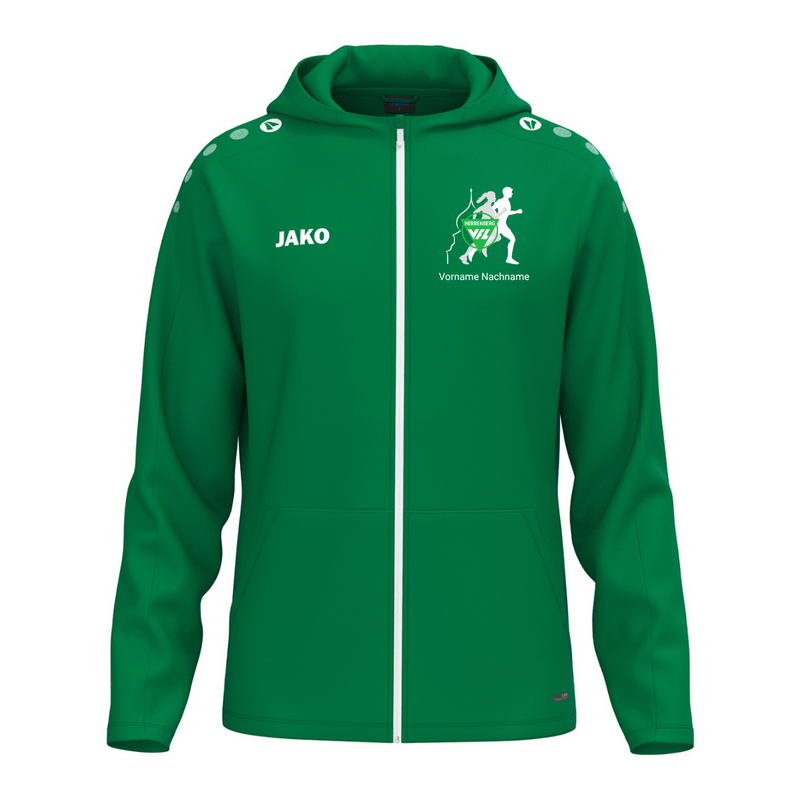 JAKO Kapuzenjacke One Grün (inkl. Bedruckung) - VfL Herrenberg Lauftreff