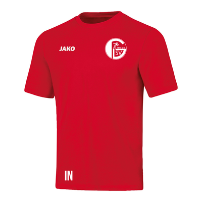 JAKO T-Shirt BASE rot (inkl. Bedruckung) - SV Gültlingen