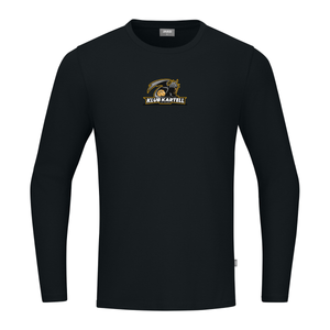 JAKO Longsleeve Organic schwarz (inkl. Bedruckung) - Klub Kartell