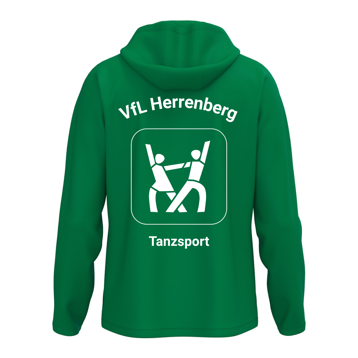 JAKO Kapuzenjacke One Grün (inkl. Bedruckung) - VfL Herrenberg Tanzsport
