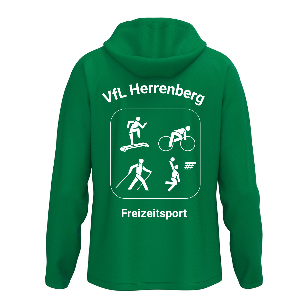 JAKO Kapuzenjacke One Grün (inkl. Bedruckung) - VfL Herrenberg Freizeitsport