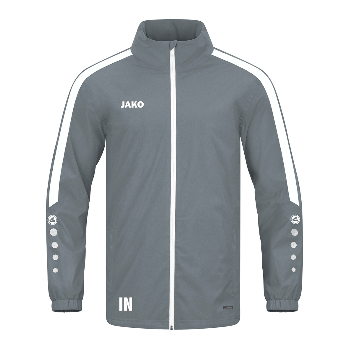 JAKO Allwetterjacke Power steingrau (inkl. Bedruckung) - SGM Heckengäu