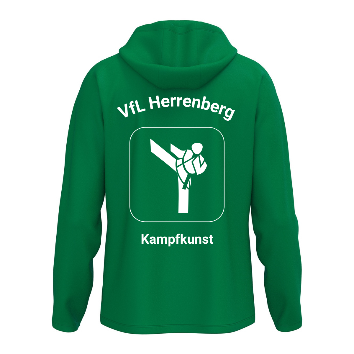 JAKO Kapuzenjacke One Grün (inkl. Bedruckung) - VfL Herrenberg Kampfkunst
