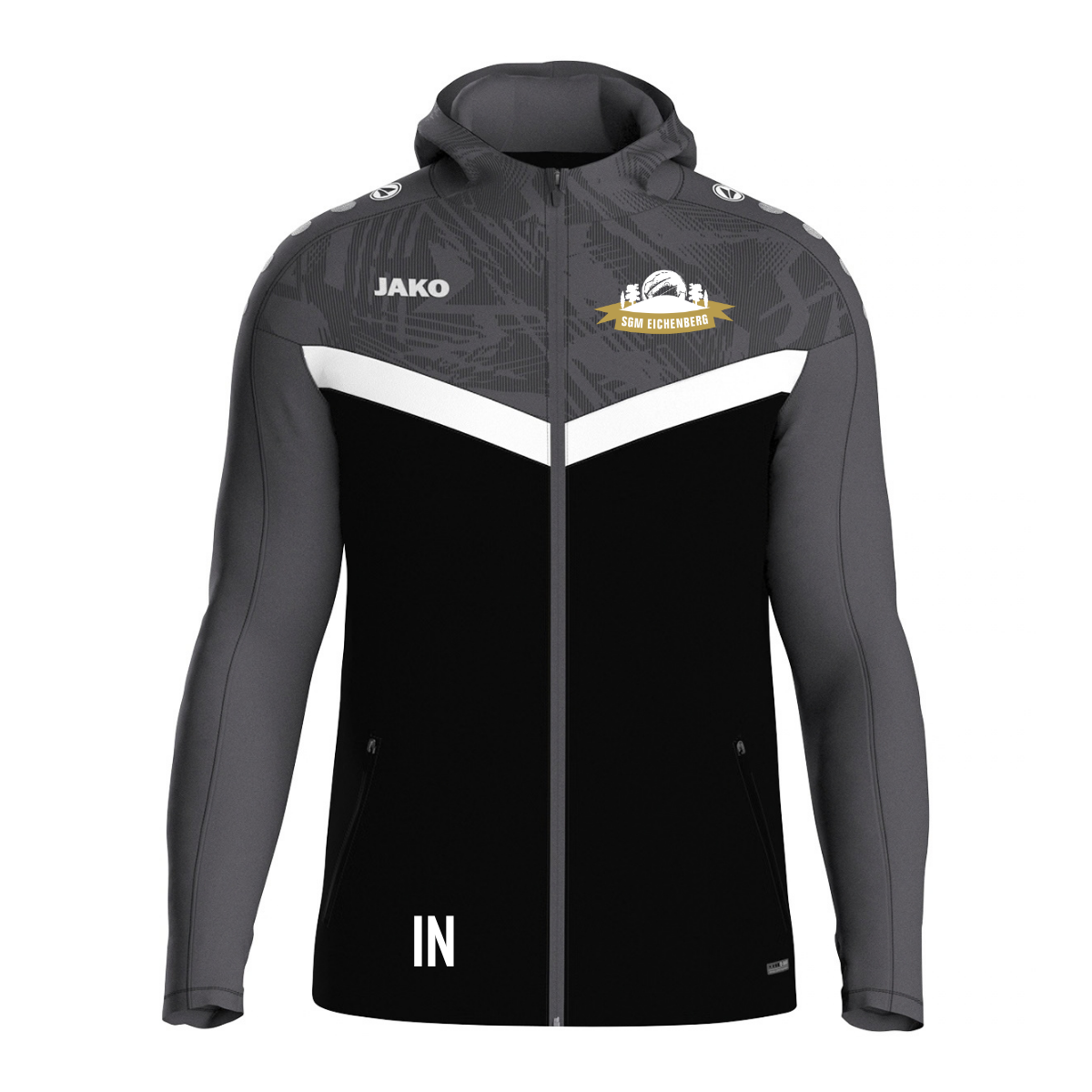 JAKO Kapuzenjacke Iconic (inkl. Bedruckung) - SGM Eichenberg