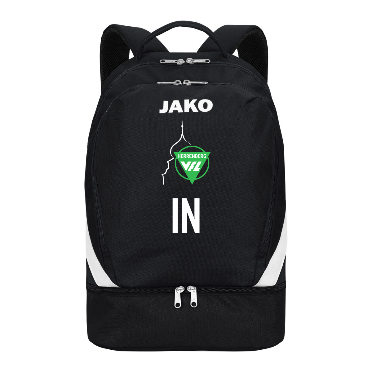 JAKO Rucksack Iconic schwarz (inkl. Bedruckung) - VfL Herrenberg
