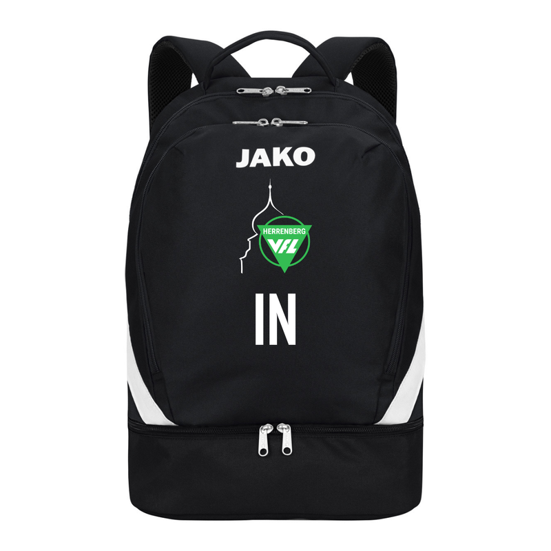 JAKO Rucksack Iconic schwarz (inkl. Bedruckung) - VfL Herrenberg