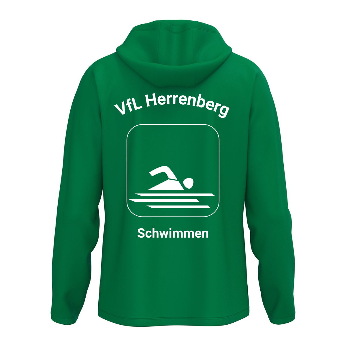 JAKO Kapuzenjacke One Grün (inkl. Bedruckung) - VfL Herrenberg Schwimmen