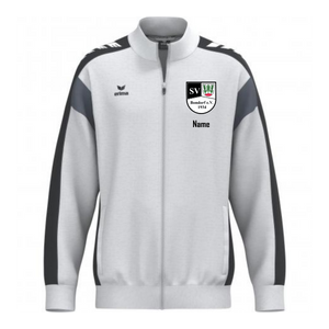 Erima CELEBRATE 125 Polyesterjacke weiß/grau (inkl. Bedruckung) - SV Bondorf TA