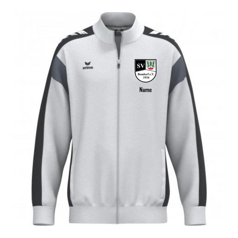 Erima CELEBRATE 125 Polyesterjacke weiß/grau (inkl. Bedruckung) - SV Bondorf TA