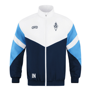 JAKO Freizeitjacke Retro marine/weiß/skyblue (inkl. Bedruckung) - SG Vöhringen