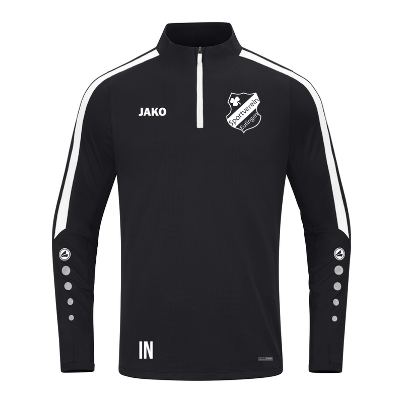 JAKO Ziptop Power schwarz (inkl. Bedruckung) - SV Eutingen