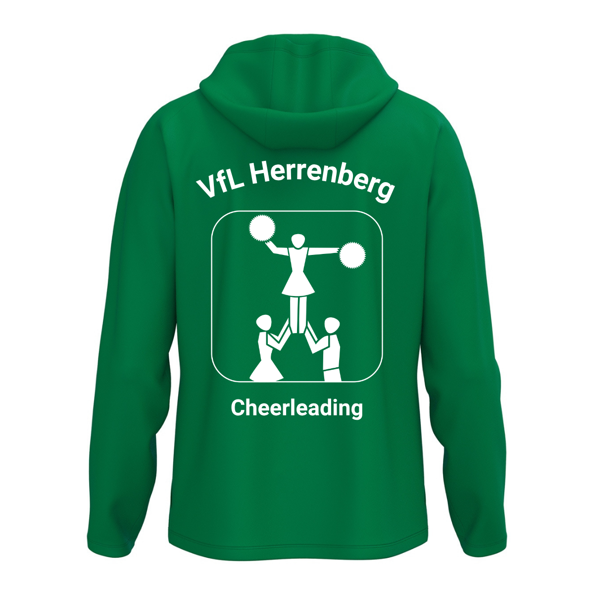 JAKO Kapuzenjacke One Grün (inkl. Bedruckung) - VfL Herrenberg Cheerleading