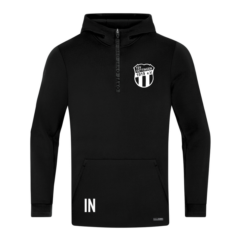 JAKO Zip Hoodie Pro Casual schwarz (inkl. Bedruckung) - TSV Dettingen