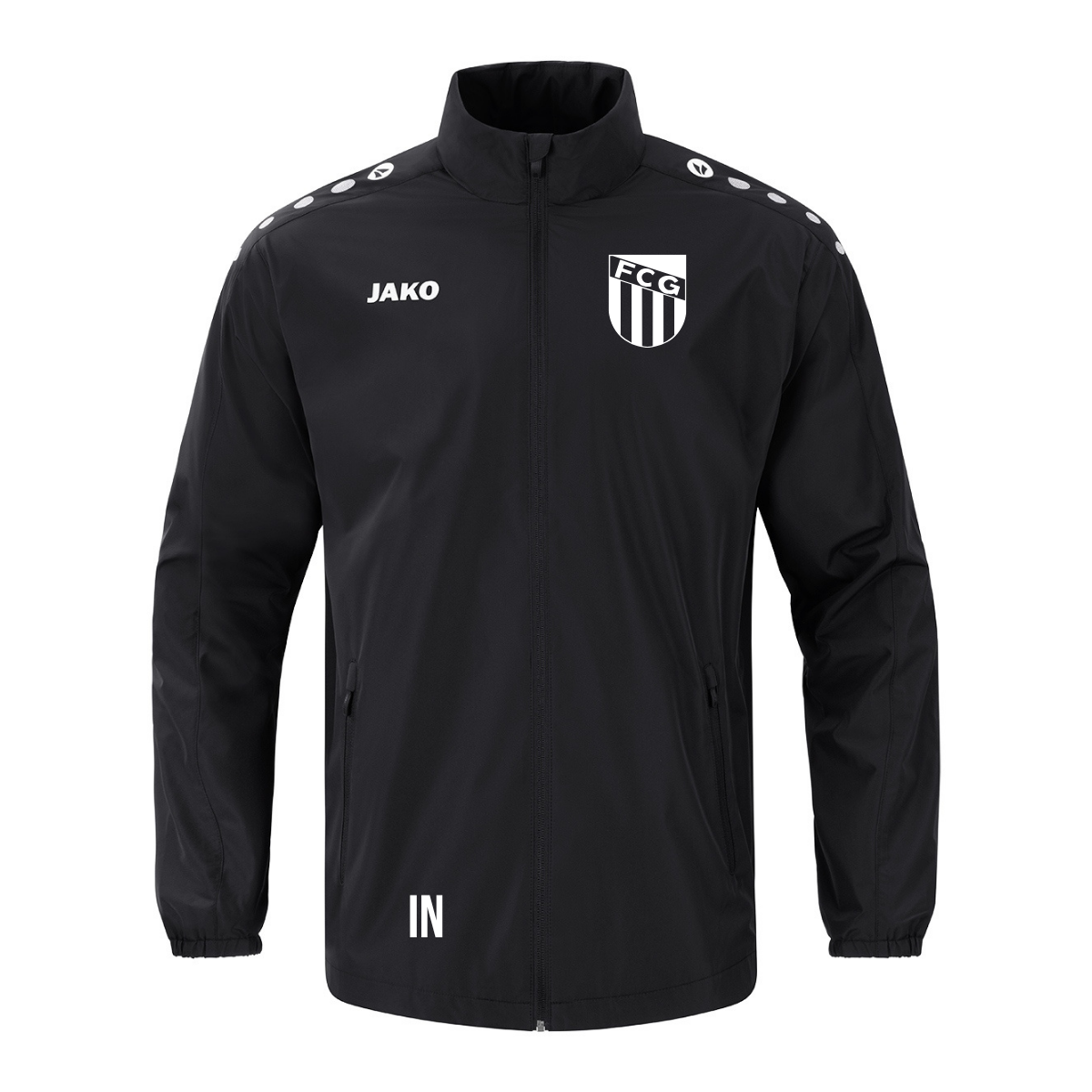 JAKO Allwetterjacke One schwarz (inkl. Bedruckung) - FC Gärtringen