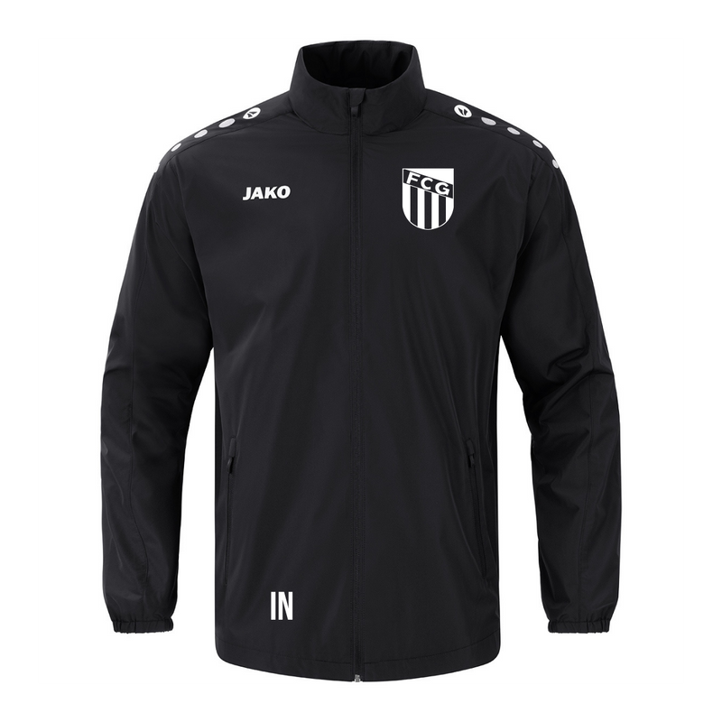 JAKO Allwetterjacke One schwarz (inkl. Bedruckung) - FC Gärtringen